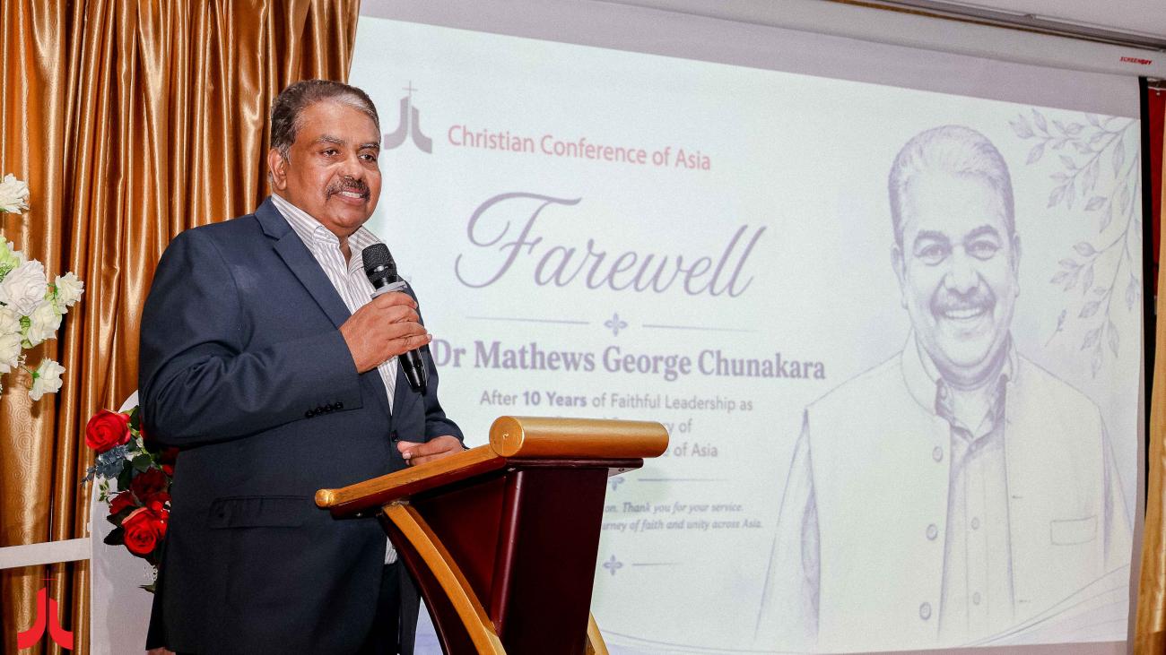 CCA honours the leadership and legacy of outgoing General Secretary Dr Mathews George Chunakara
